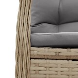 thumbnail of vidaXL 9-tlg. Garten-Essgruppe mit Kissen Beige Poly Rattan