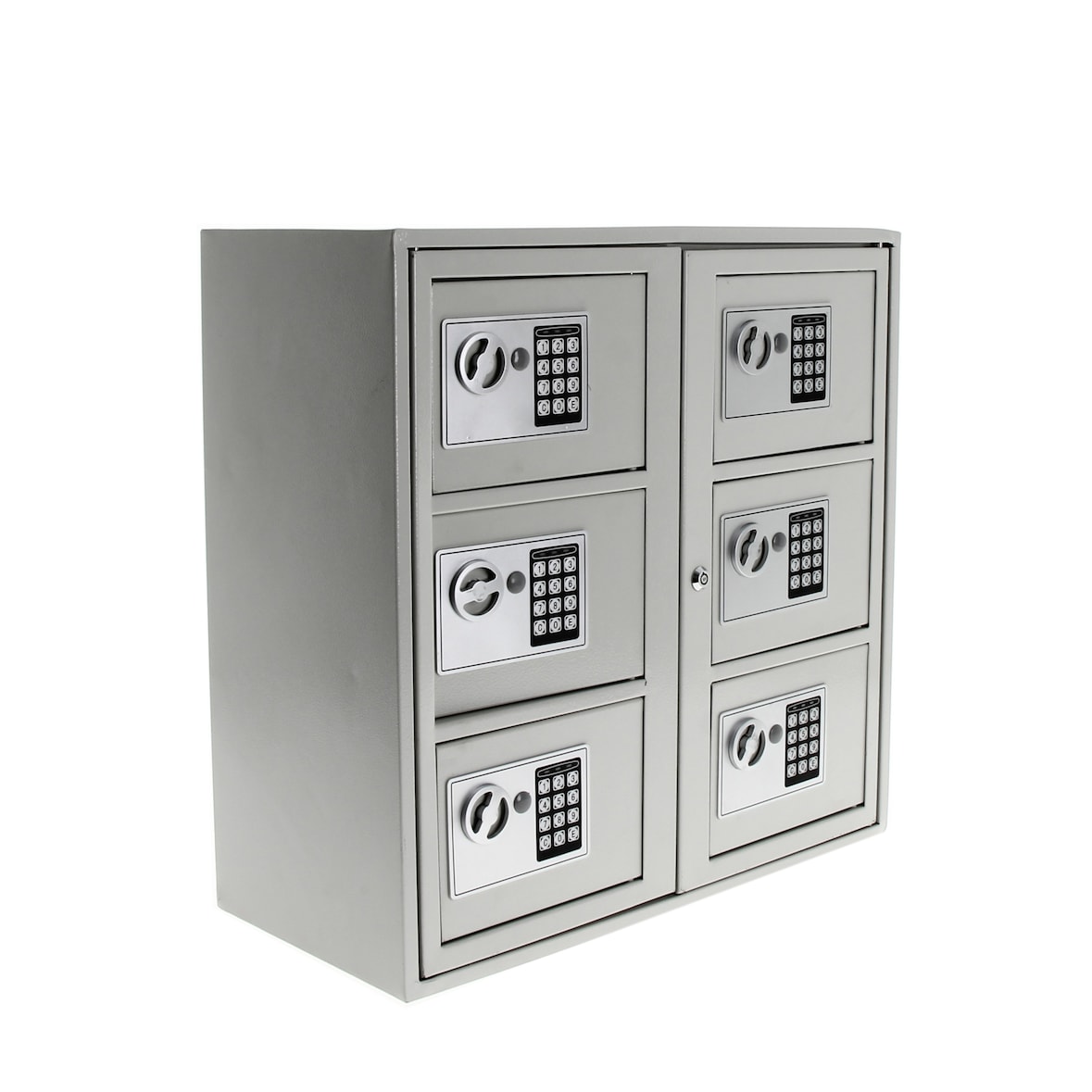 Caja fuerte con cerradura digital con 6 compartimentos