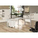 thumbnail of Escrivaninha secretária Presto 140 em branca perna de metal