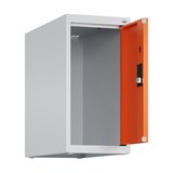 thumbnail of C+P Aufsatzschrank Classic PLUS, 1 Abteil, HxBxT 50x25x50cm, Zylinderschloss, Hellgrau/Reinorange von PROREGAL