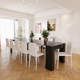 thumbnail of Tavolo Consolle Allungabile Oslo Fino A 2.37 Metri Tavolo 10 Posti Salvaspazio Design Moderno Consolle per Casa Ufficio 78 x 51 x 90 cm Nero