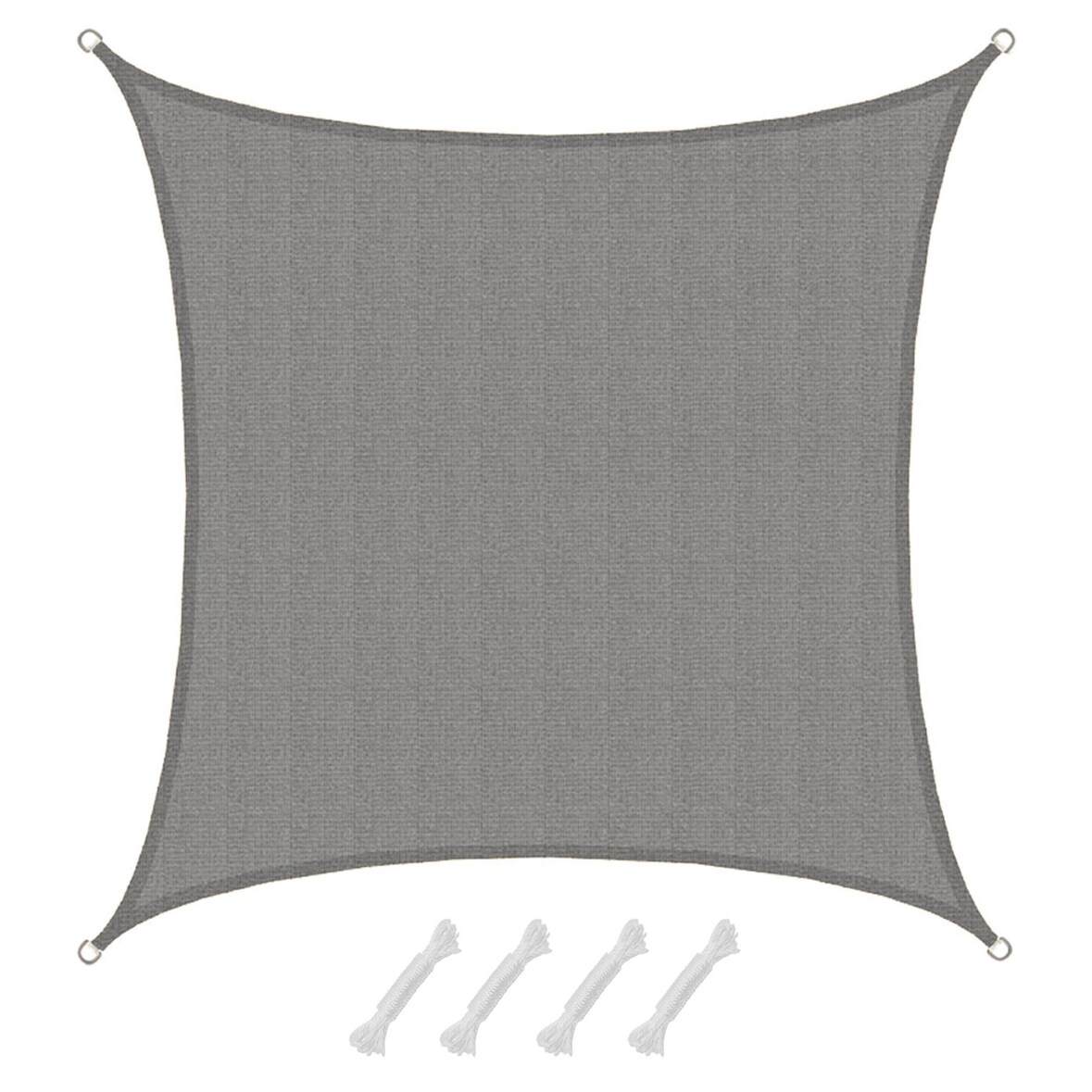 4x4 Vela Ombreggiante Permeabile - Tenda da Sole per Giardino Balcone Pergola