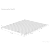 thumbnail of Metallfreier Holz-Bettenrost 160x200 Lattenrost 70.95-16160 x 200