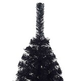 thumbnail of vidaXL Künstlicher Halb-Weihnachtsbaum mit Ständer Schwarz 150 cm PVC