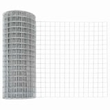 thumbnail of vidaXL Zaun mit Pfosten Silber 0,8 x 10 m Stahl