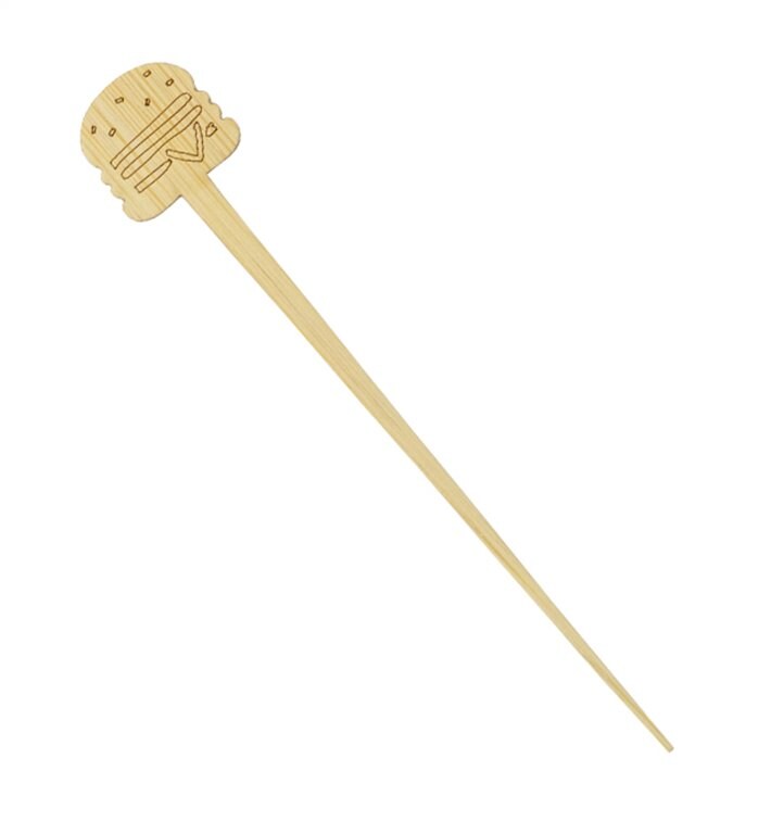 MONOUSO - Bambus-Burger-Spieß 12cm (50 Stück)