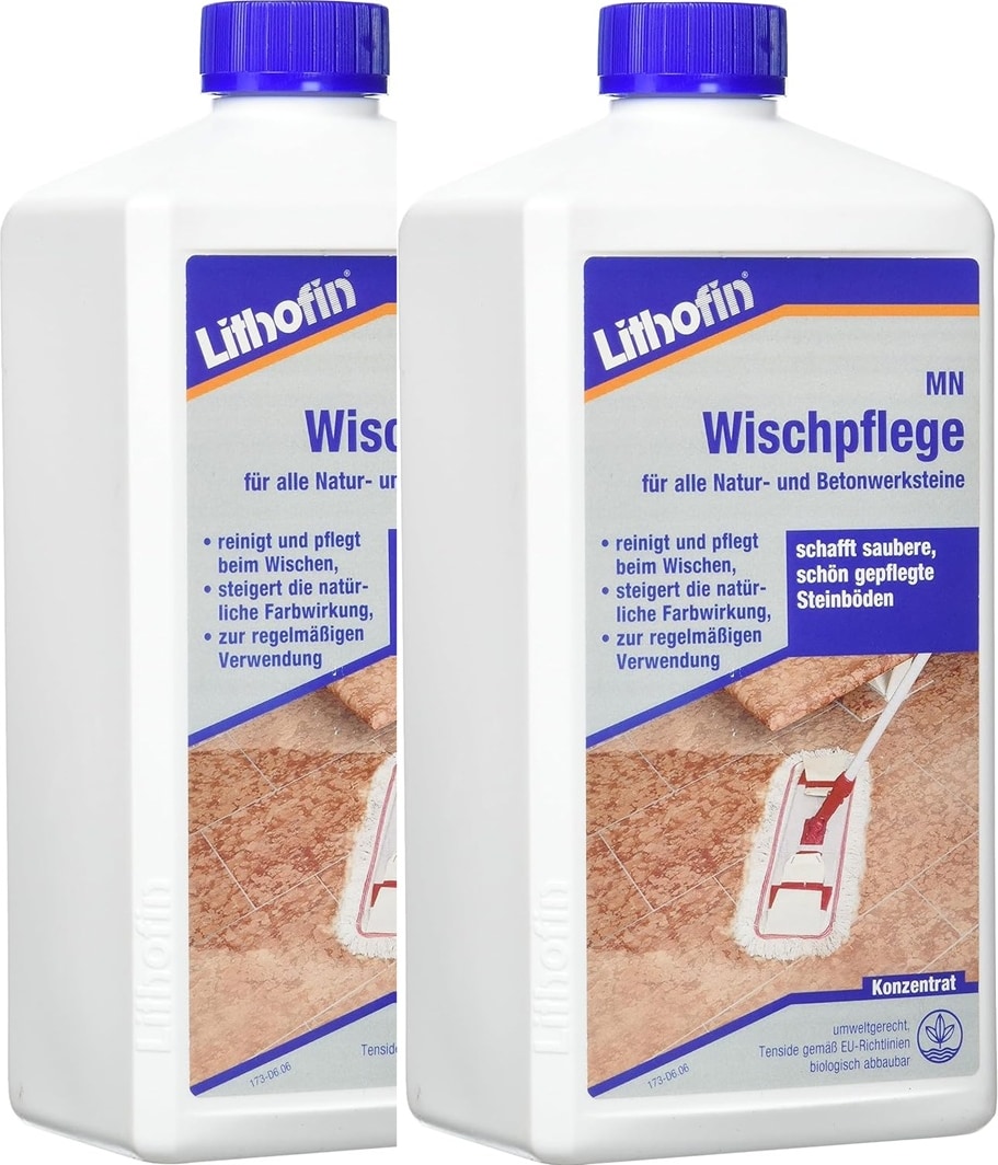Lithofin MN Wischpflege für alle Steinflächen 2 x 1 Liter