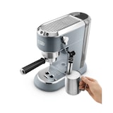 thumbnail of Delonghi máquina café expresso 15bar aço inox dedica metalli