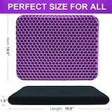 thumbnail of Coussin de siège en gel Violet  HG03169-PUR usage non-intensif Herzberg