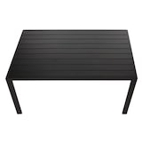 thumbnail of Décoshop26 - Moderne rechthoekige tuintafel 72 x 140 x 80 cm elegant ontwerp in antraciet aluminium 04_0010090