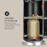 thumbnail of Goldflame Deluxe Terrassenheizstrahler 36.000BTU/11kW mobil Edelstahl Schwarz