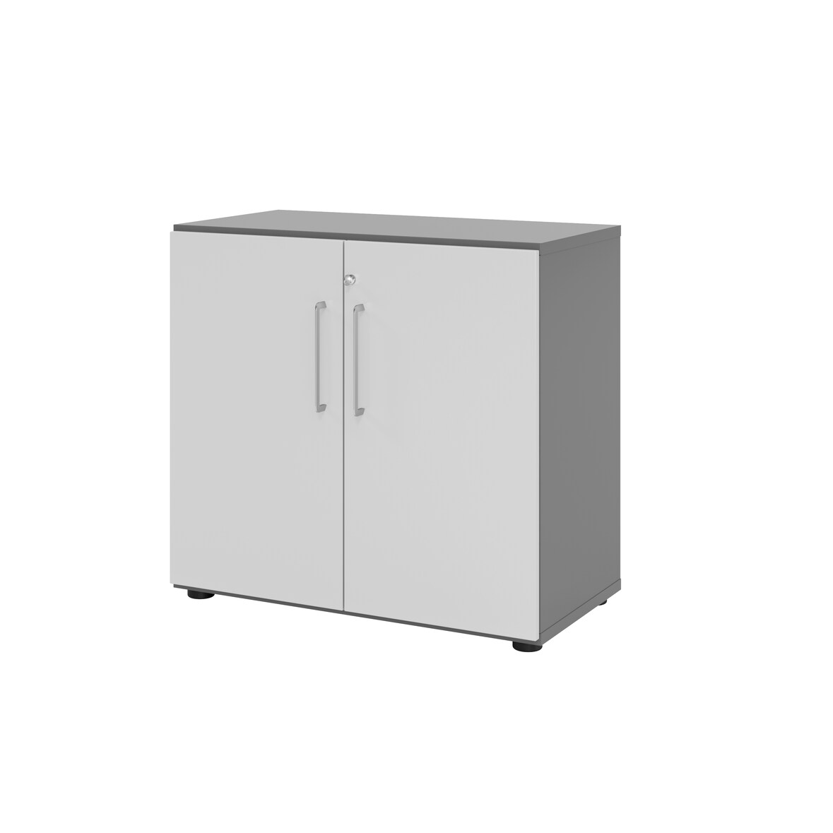 Hammerbacher-Regal/Türen 2OH 928T2 Graphit/Grau-V928T2/G/5/BS