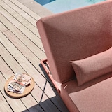 thumbnail of Bain de soleil avec coussin inclinable 5 positions terracotta