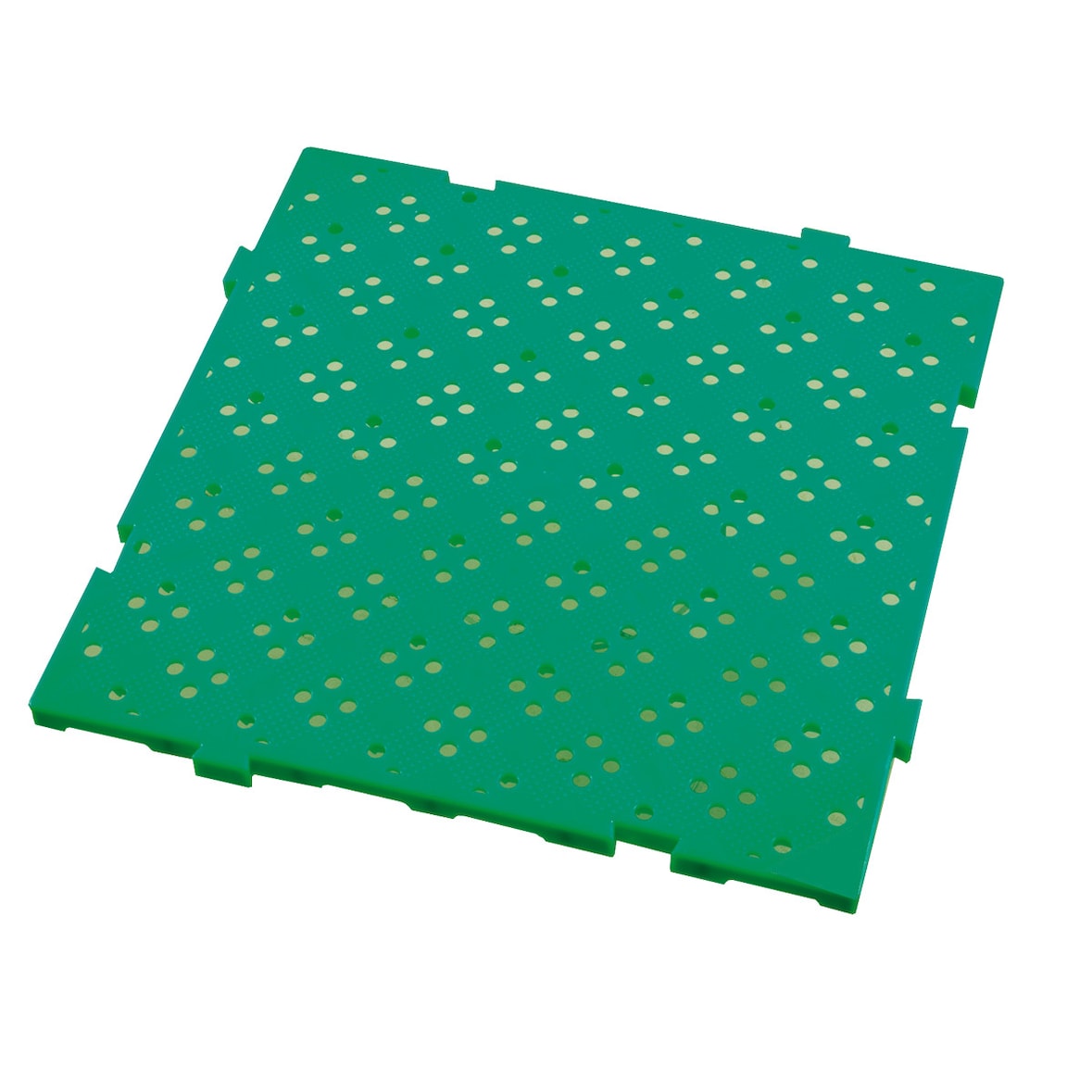 GILAC Caillebotis HACCP 500x500 épaisseur 22 mm - - L - Vert G402011
