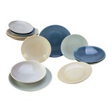 thumbnail of CreaTable Reactive Nordic Tellerset 12-tlg Steinzeug