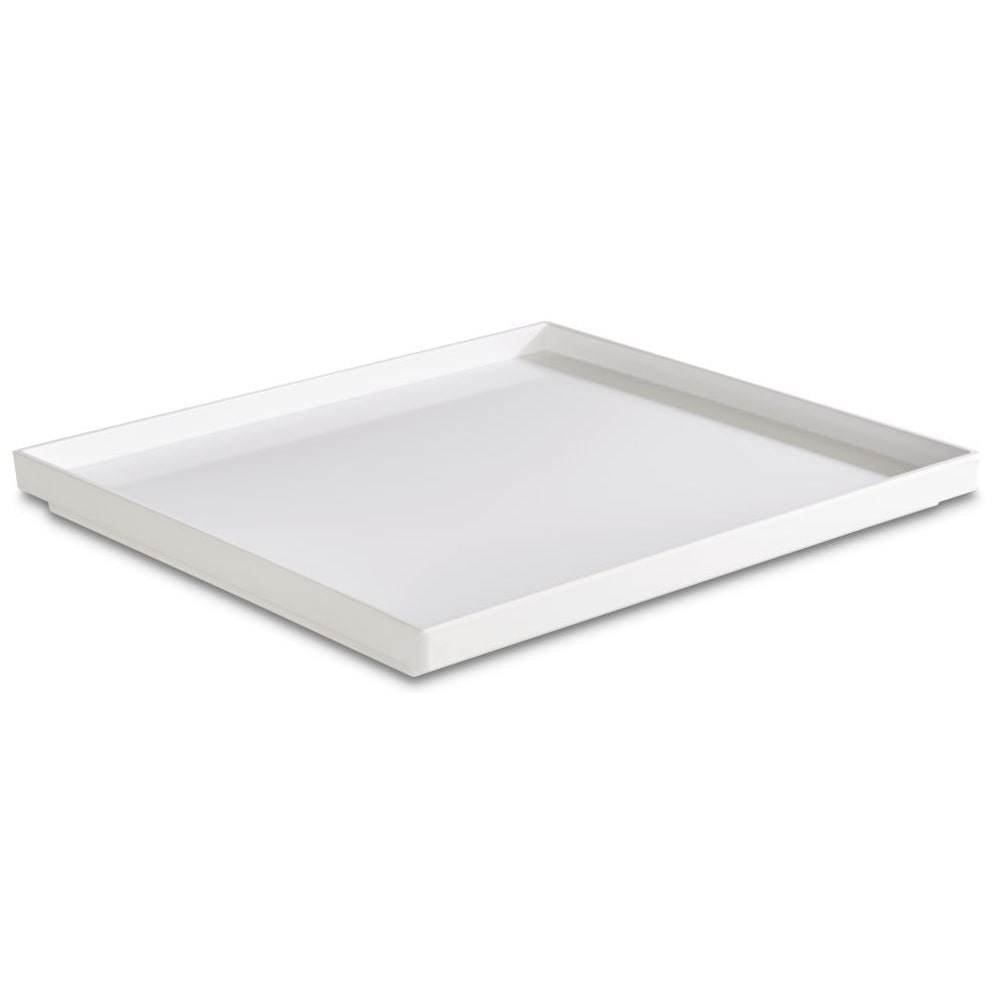 Servierplatte GN 2/3 ASIA PLUS Weiß aus Melamin