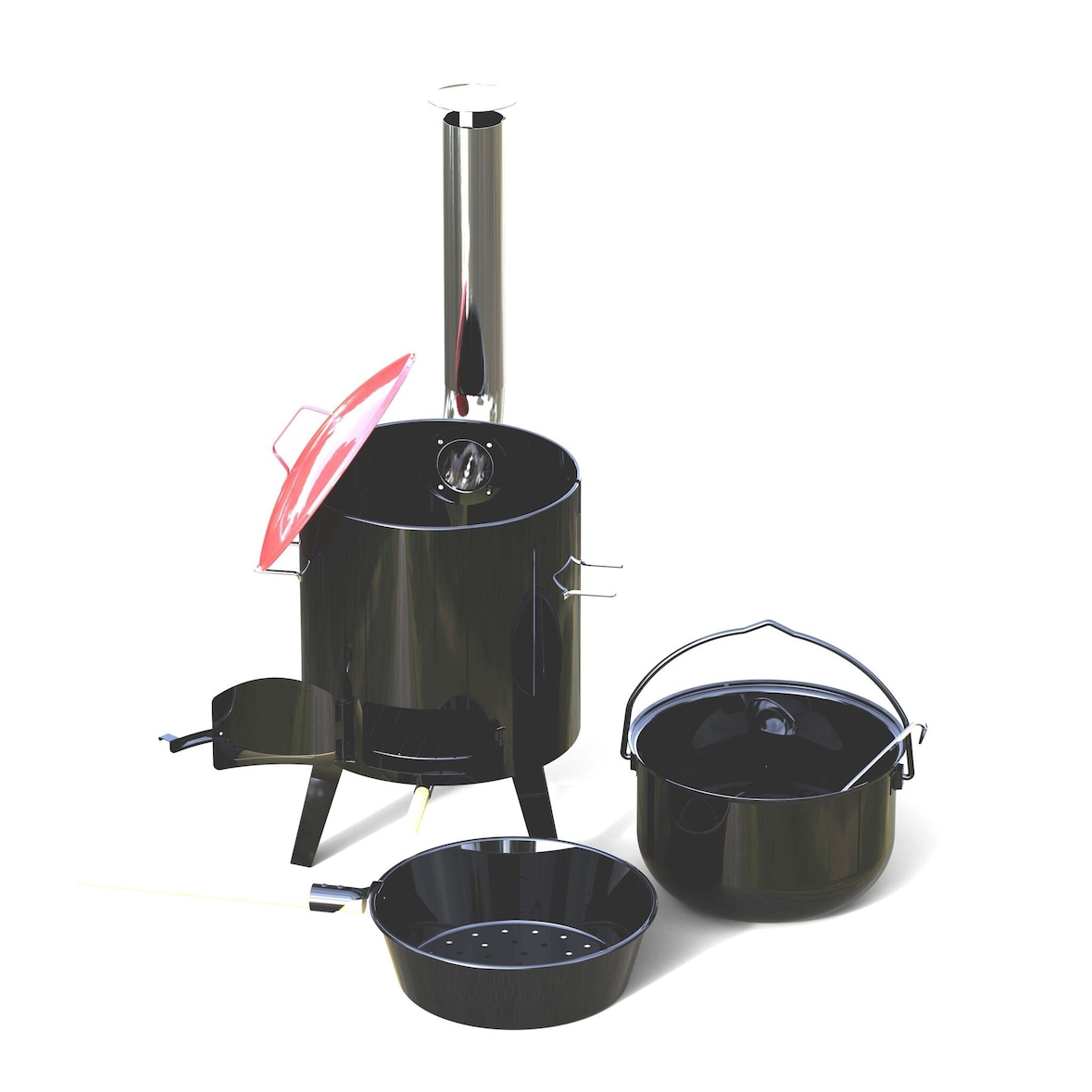 Gulaschkanone Topf für Suppen Eintöpfe Punsch Glühwein 2736