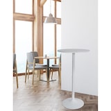 thumbnail of Statafel rond wit/wit