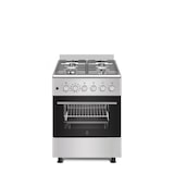 thumbnail of Gasline Gas-Elektro Standherd mit Elektrobackofen SHGE6060FGIX mit Gaskochfeld 50cm Edelstahl