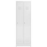 thumbnail of Spind Spindschrank Kleiderspind 2 Abteile180x59x50cm signalweiß X-510127