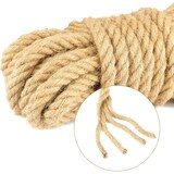 thumbnail of Corda de juta 10m - 10mm, 4 camadas 100% corda de sisal de fibra natural, artesanato, decoração 10m