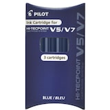thumbnail of PILOT Pochette de 3 recharges pour V5/V7 BEGREEN encre Noire
