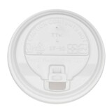 thumbnail of 200x Domdeckel mit Verschlußklappe weiß für Pappbecher COFFEE TO GO 90mm Ø