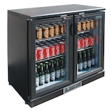 thumbnail of Arrière-bar 2 portes battantes vitrées 198 Litres noir, 230 W, 220 V - MONO