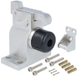 thumbnail of Türpuffer Türstopper Edelstahl gebürstet Feststellhaken Bodenmontage Türhalter