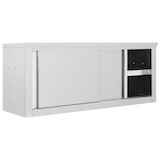 thumbnail of vidaXL Wandhängeschrank mit Schiebetüren 120×40×50 cm Edelstahl