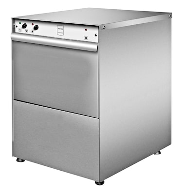 METRO PROFESSIONAL Lave-verres GGW1001, acier inoxydable, 42 x 47 x 63.5 cm, 230 V, 30 cycles de lavage/h, panier 35 x 35 cm, avec pompe de vidange