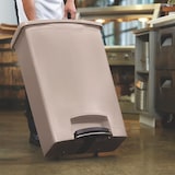thumbnail of Gastronoble Rubbermaid Slim Jim Front Step Pedaleimer beige 90L