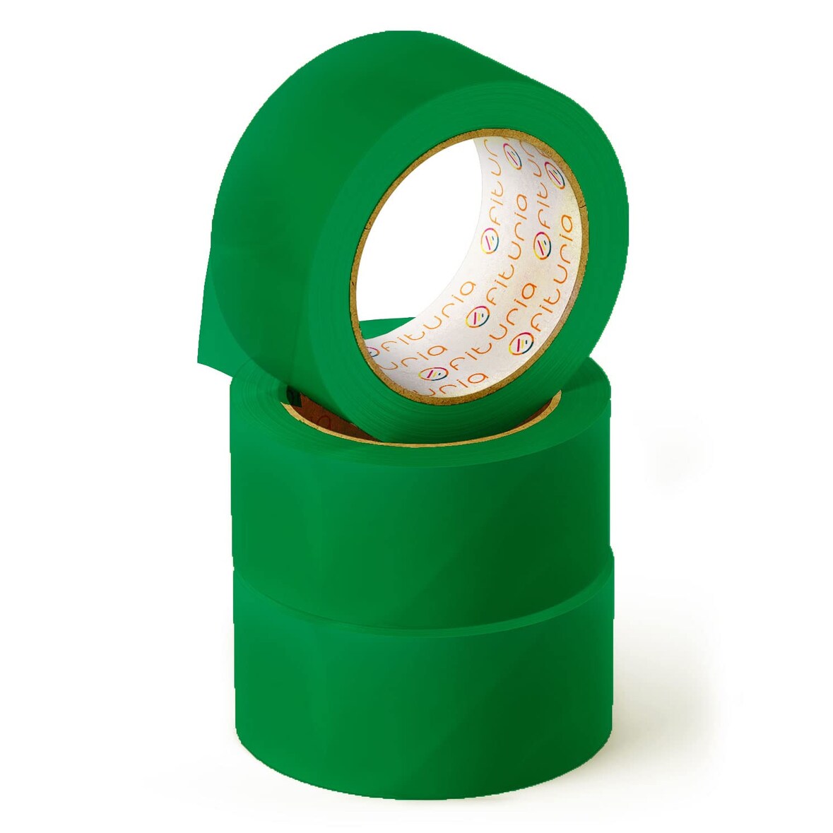 OFITURIA Cinta Adhesiva, color Verde, Cinta para Embalaje y Organizar tus Cajas y Envíos 66 mt x 48 mm (1 und. - Verde)