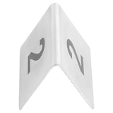 thumbnail of Garcia de Pou - Numeri Per Tavola Da 1 A 25 5,2X4,2 Cm Argento Acciaio Inox