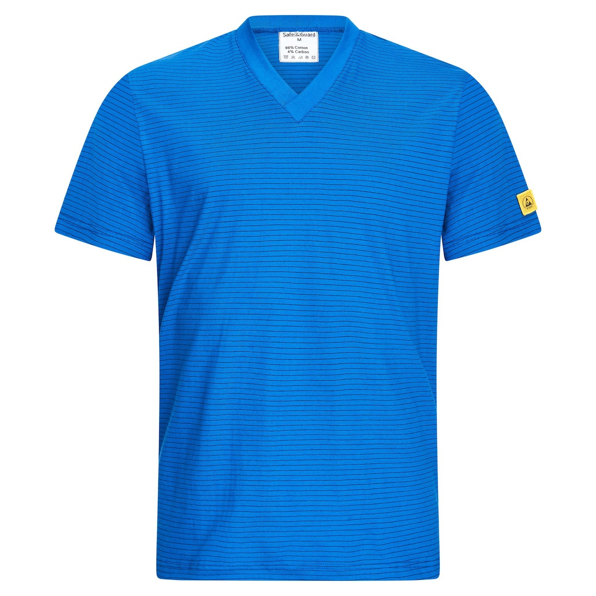 ESD-Shirt, V-Ausschnitt, 150g/m², royalblau, L