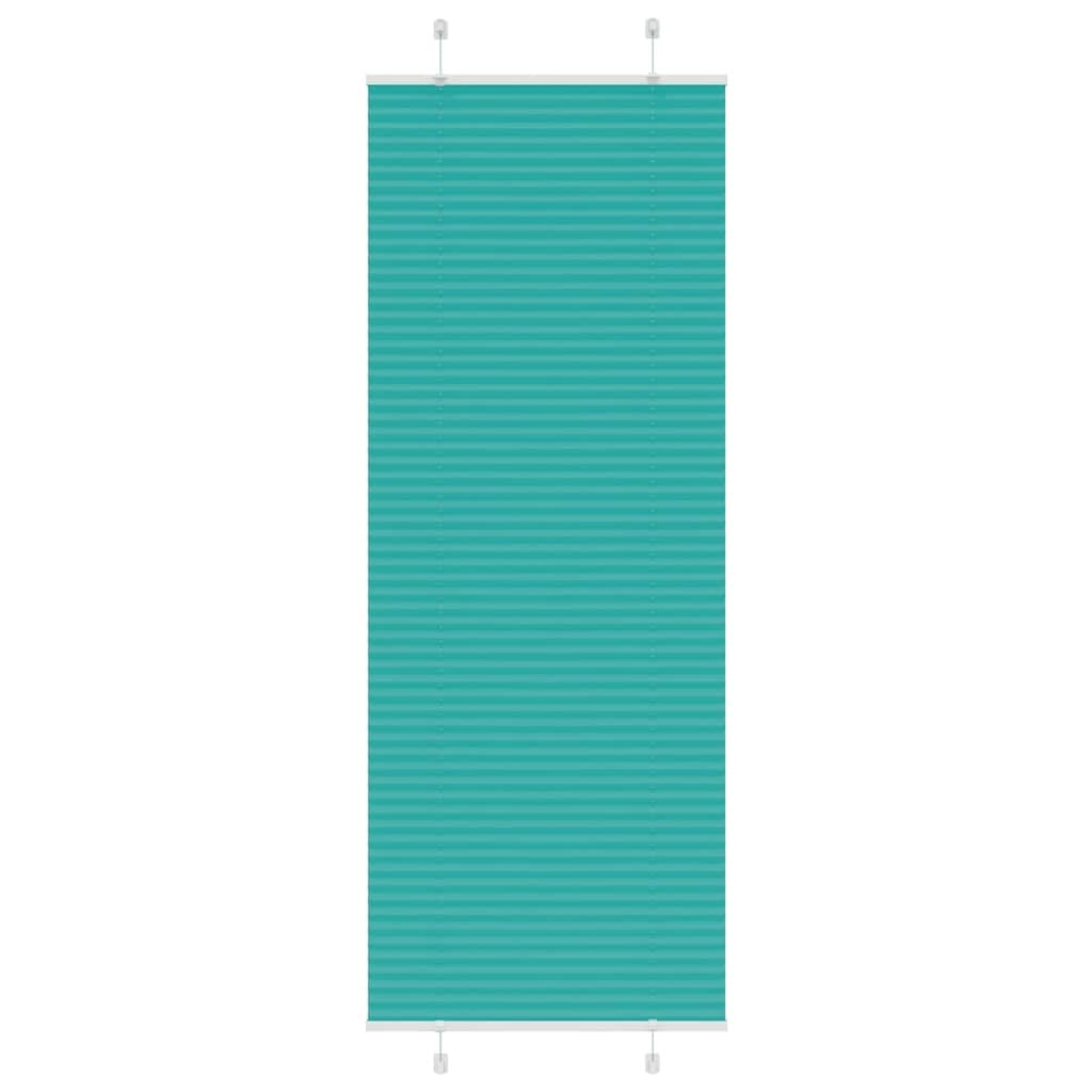 vidaXL Plissee Petrolgrün 70x200 cm Stoffbreite 69,4 cm Polyester