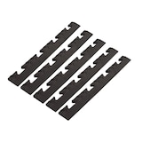 thumbnail of Pack 5 Calçadas Femininas para Laje de PVC Preto Clip-On Anti-Slip Floor Square Garage Workshop PS50CRN/F INTEC