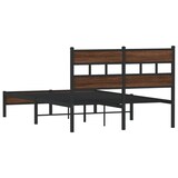 thumbnail of vidaXL Bedframe zonder matras bewerkt hout bruin eikenkleur 120x190 cm