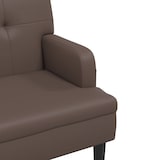 thumbnail of vidaXL Sitzbank mit Rückenlehne Braun 112x65,5x75 cm Kunstleder