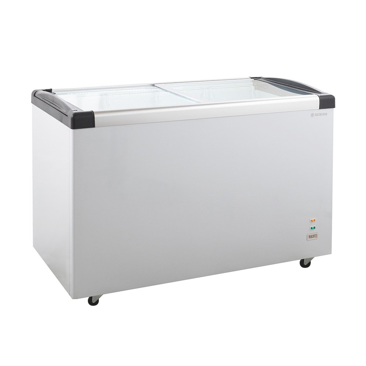 GastroHero Tiefkühltruhe ECO 450 mit Glasschiebedeckel – robuste Bauweise, leiser Betrieb & energieeffizient