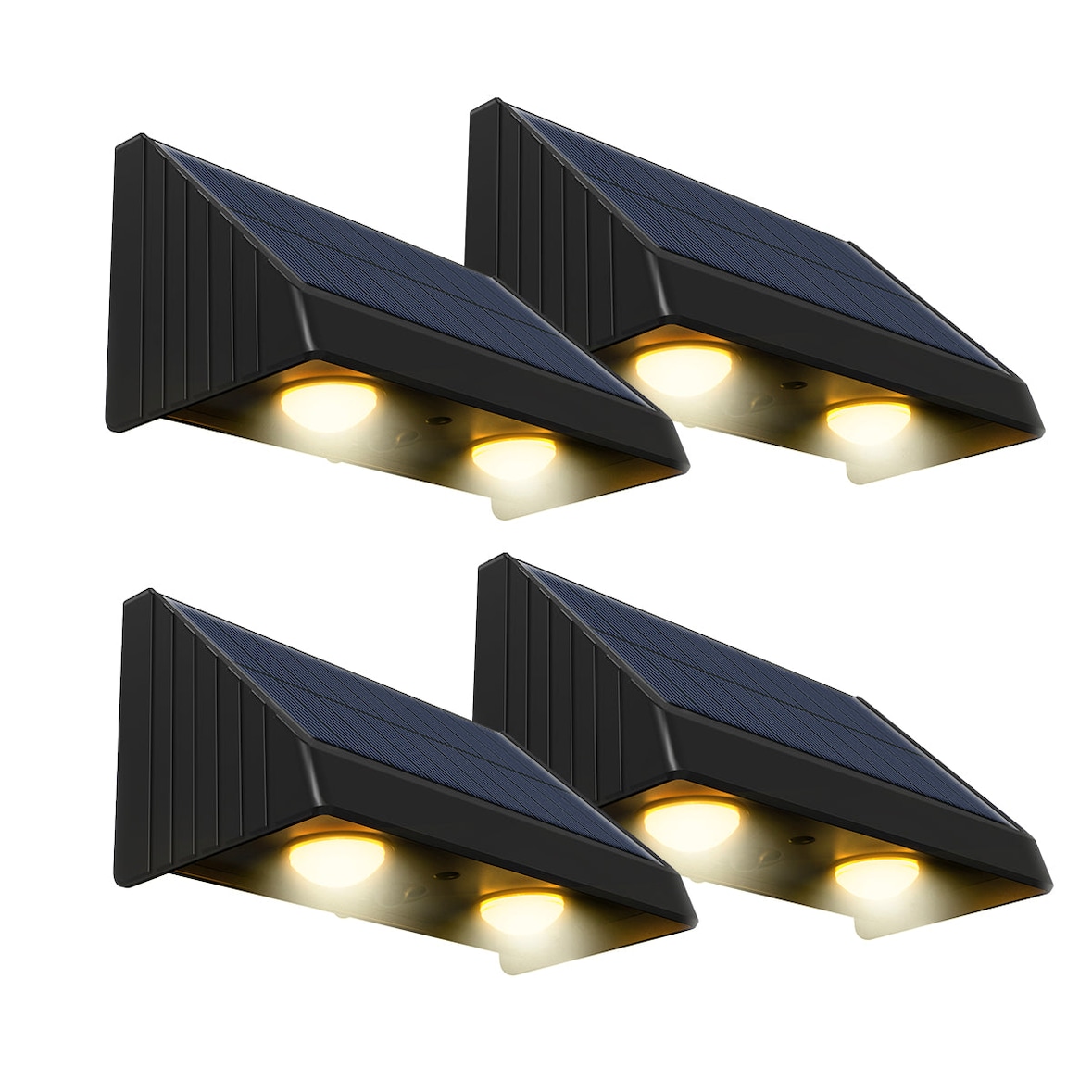 Lumisky luci solari da parete KYLA 100LM Plastica Nero