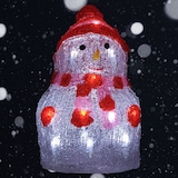 thumbnail of LED-Acryl-Schneemann 24x15cm Winterdeko Weihnachtsdeko Weihnachtsfigur Dekofigur rot
