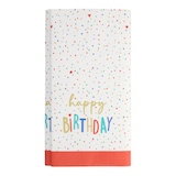 thumbnail of 15x Tischdecke, Papier 120 cm x 180 cm `Happy Birthday`