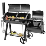 thumbnail of Tepro Massiv Smoker Indianapolis,  Edelstahl, 184 x 153 x 88 cm, schwarz