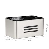 thumbnail of Sommertal Eiscreme Maschine ICE1500 3-in-1 Eismaschine, Milcheis & Sorbet, Eiscrememaschine aus Edelstahl mit Kühlhalte Funktion