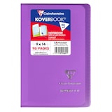 thumbnail of Clairefontaine 10x Koverbook Heft 9x14 cm, 48 Blatt kariert, Einband aus transparentem PP, Farben sortiert - Sortiert 921601C