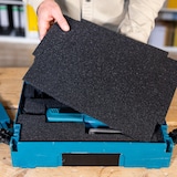 thumbnail of HMF 14570 Boden Schaumstoff, 345 x 550 mm, Double-Size, Koffereinlage, Tabletop, Höhe: 10 mm