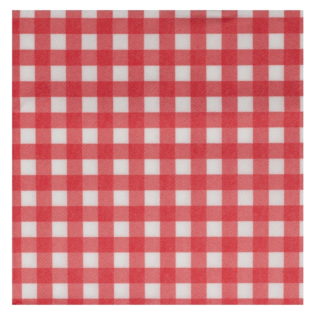 4 Serviettes De Table - Coton - Rouge - Serviette De Table
