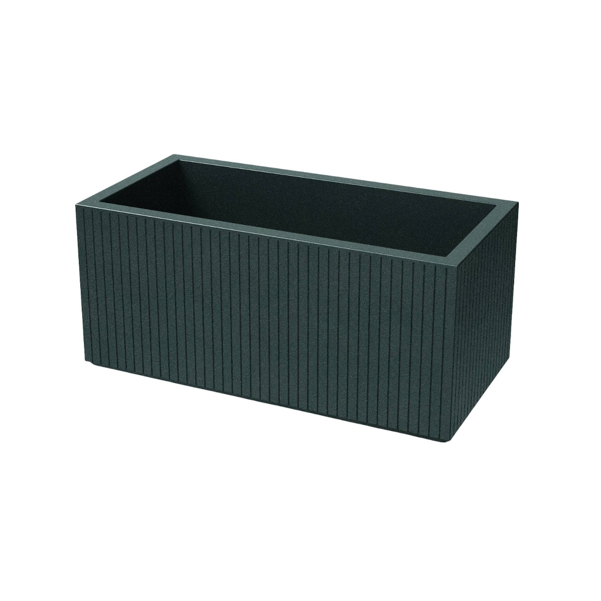 WellHome - Blumentopf aus Rotationsgeformtes Polyethylen 58L 80x38x36cm in farbe Graphit - Coro Case