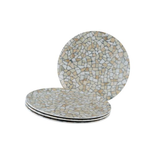 CreaTable Stone Collection Siena Pizzateller 4-tlg Steinzeug